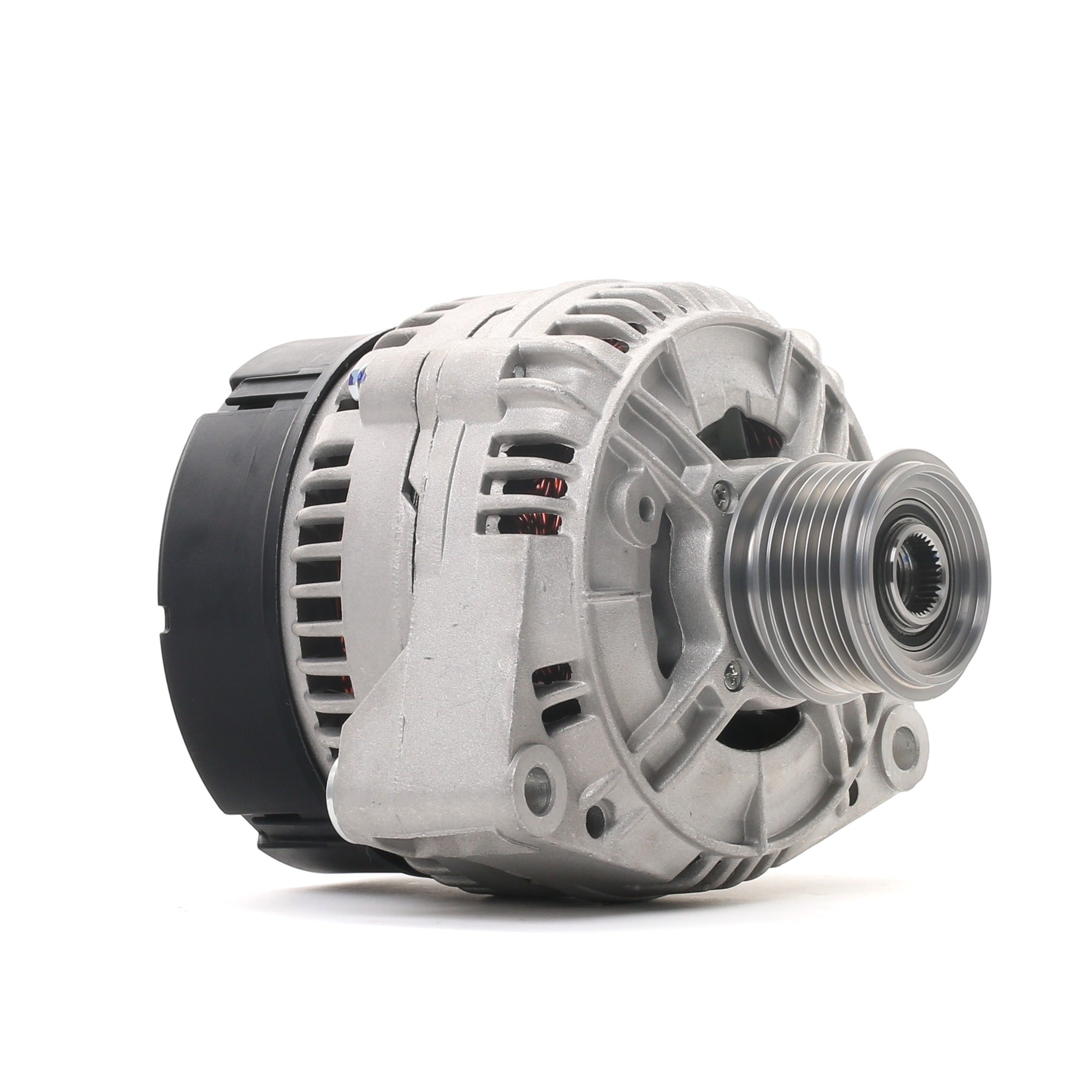 RIDEX 4G0424 Alternator 14V, 115A, B+(M8),D+(M5), excl. vacuum pump, Ø 56 mm, with integrated regulator