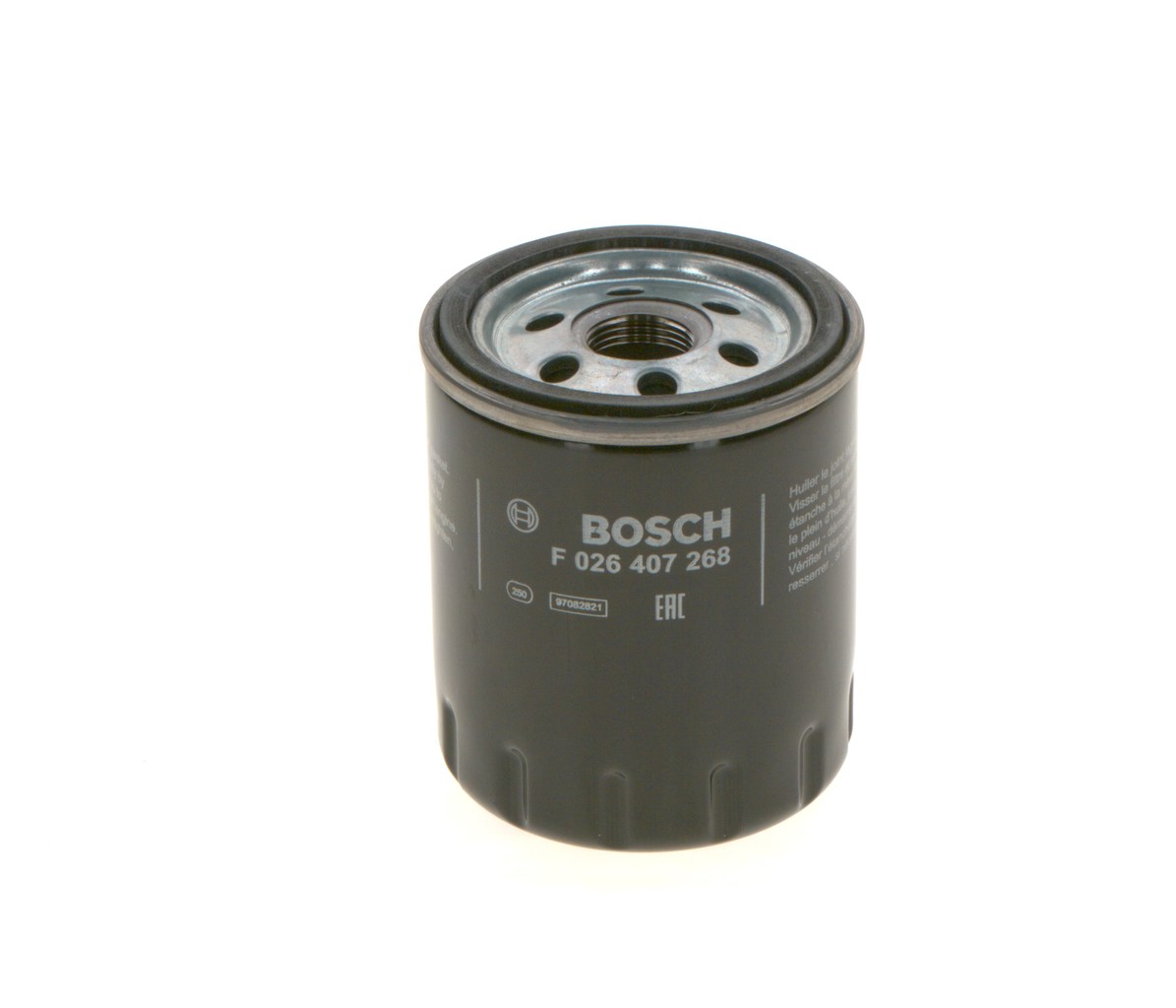 BOSCH F 026 407 268 Oil filter M 20 x 1,5, with one anti-return valve, Spin-on Filter