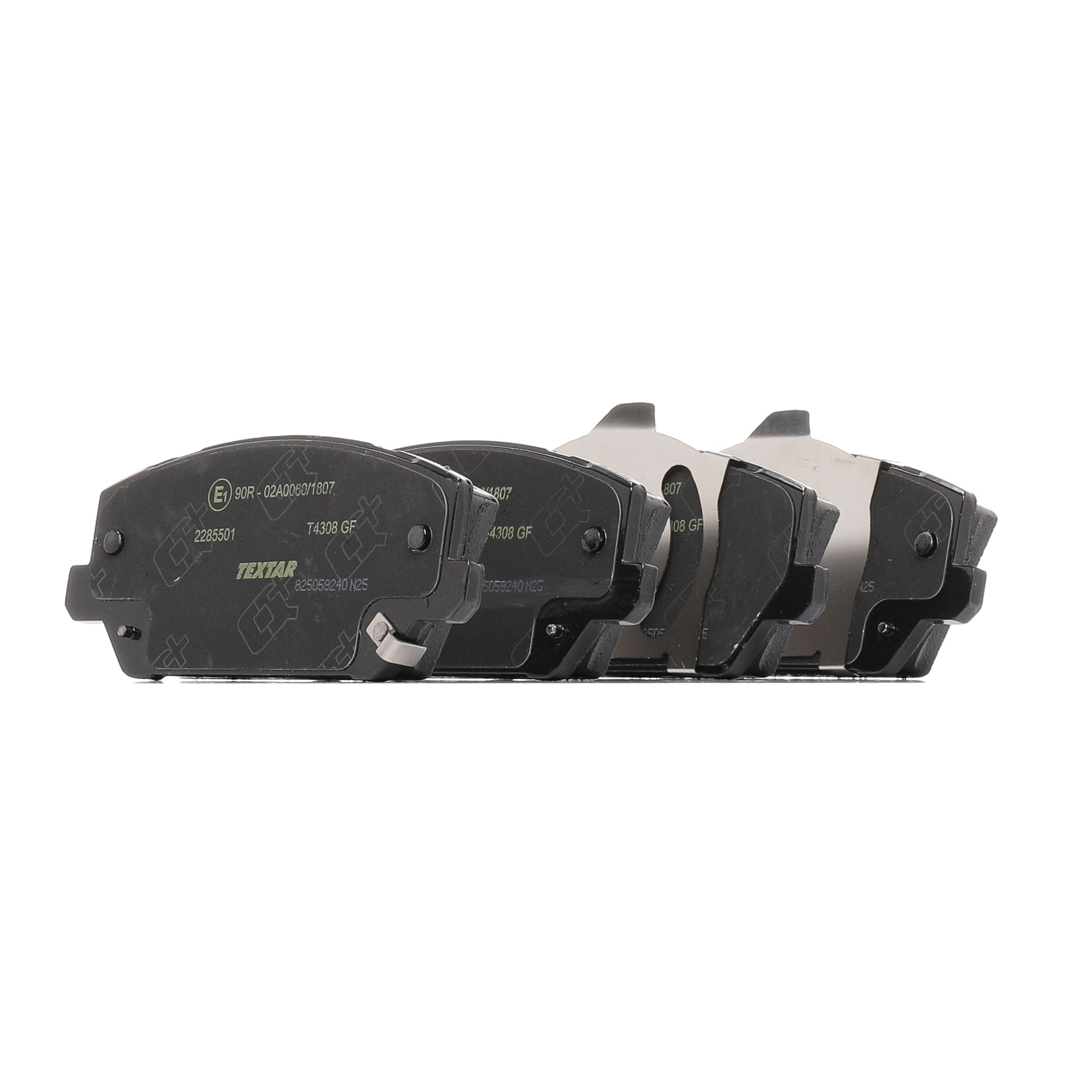 Vesz 22855 TEXTAR akusztikus kopásjelzéssel Magasság: 61,3mm, Szélesség: 140,7mm, Vastagság: 19,7mm Fékbetét készlet, tárcsafék 2285501 alacsony áron