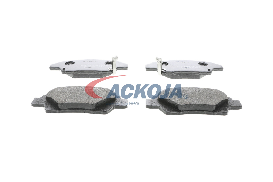 ACKOJA Bremsbelagsatz A26-0033 Vorderachse, inkl. Verschleißwarnkontakt, nicht für Verschleißwarnanzeige vorbereitet Höhe 1: 56,4mm, Höhe: 56,3mm, Breite 1: 136,4mm, Breite: 136,3mm, Dicke/Stärke 1: 15,9mm, Dicke/Stärke: 16mm