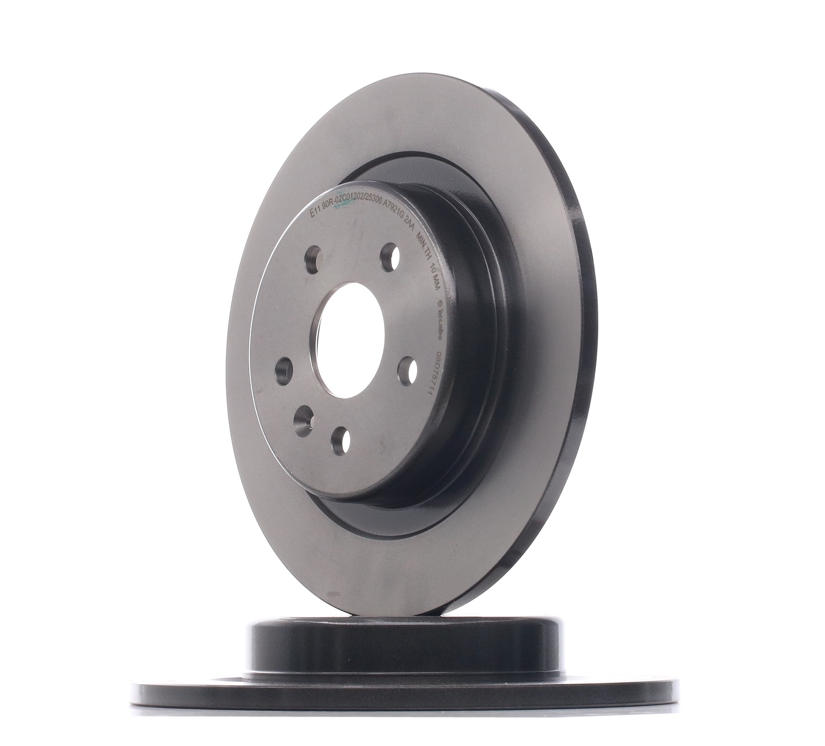 BREMBO 288x12mm, 5, solid, Coated Ø: 288mm, Num. of holes: 5, Brake Disc Thickness: 12mm Brake rotor 08.D757.11 buy