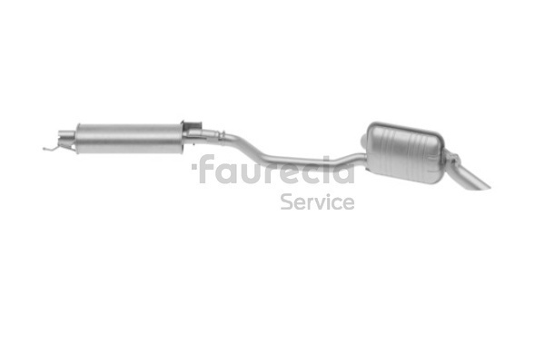 FS25120 Tłumik końcowy Faurecia 46400841