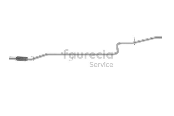 FS25458 Tubo de escape Faurecia 46 835 317