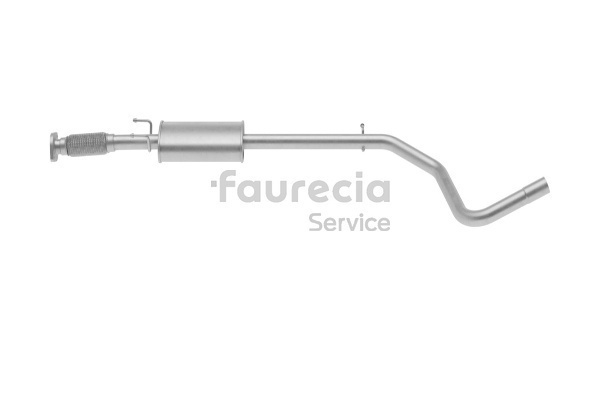 FS25795 Middle silencer Faurecia FIAT STILO