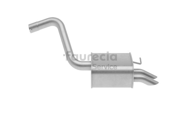 FS30740 Hátsó hangtompító Faurecia 1129757