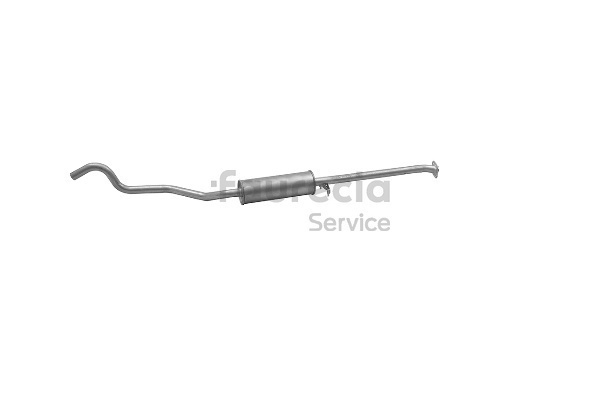 FS40240 Faurecia Silenciador del medio Opel Vivaro Furgón