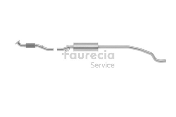 Front silencer Faurecia - FS40865