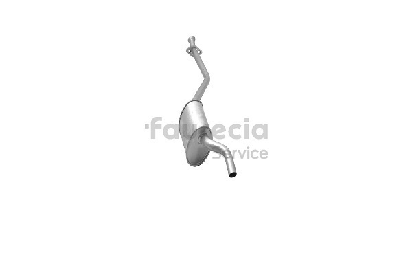 Faurecia FS43012 Keskimmäinen äänenvaimennin AUTOBIANCHI BIANCHINA
