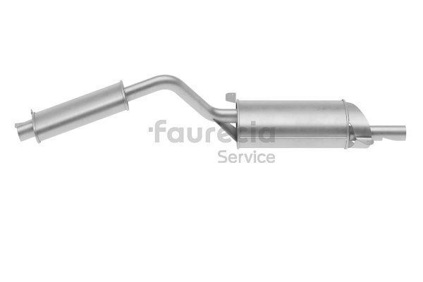 Silencieux arriere inox pour 504 Coupé - FS45008