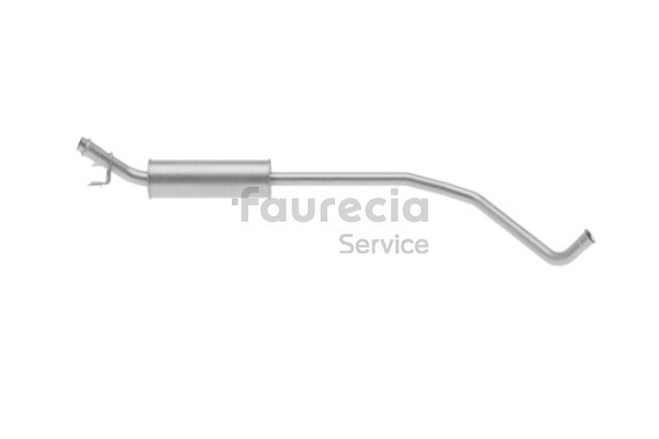 Faurecia FS45217 Predný tlmič výfuku Citroën C4 Mk1 1.6 VTi 120 KS Benzín 2008 cena