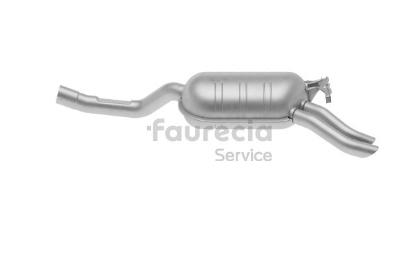 FS50093 Bakre ljuddämpare Faurecia 124 490 13 15