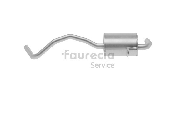Faurecia FS55449 Exhaust back box RENAULT Scénic III (JZ0/1_) 1.6 16V (JZ0U, JZ1B) 110 hp Petrol 2013