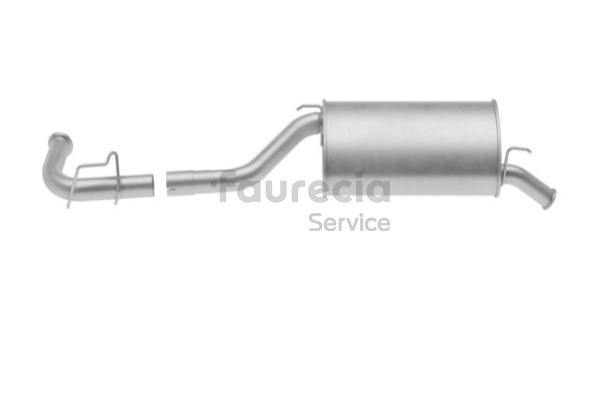 Faurecia FS55458 precio silenciador de escape RENAULT Clio I Hatchback 1.8 (357A, 357D, 357U, 557A, 557D, 557U, B578, C578) 90cv Gasolina 1998