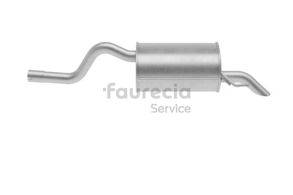 Faurecia FS55516 einddemper Renault Symbol Thalia 1.6 16V 107 Pk Benzine 2003 kosten