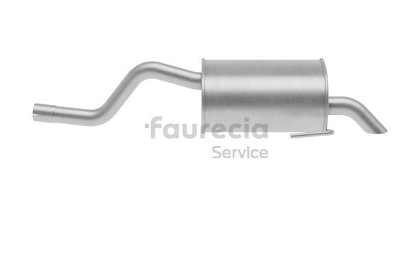 Faurecia FS55612 Einddemper, uitlaat Renault Clio 2 1.5 dCi 100 Pk Diesel 2003 prijs