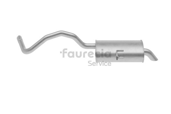 Faurecia FS55700 Exhaust silencer Renault Grand Scénic II 2.0 dCi 150 hp Diesel 2005 price