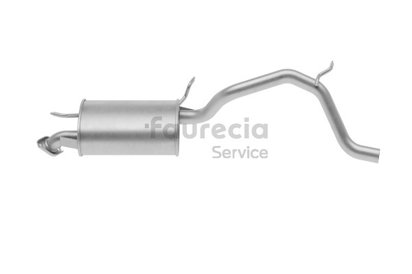 FS67038 Hátsó hangtompító Faurecia 14300-80G00