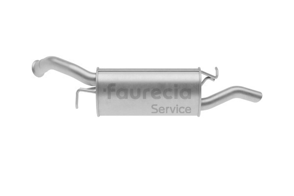 FS70454 Τελικό εξάτμισης TOYOTA YARIS Faurecia