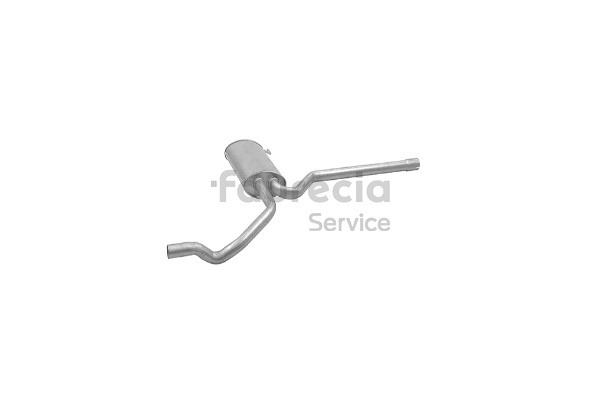 FS80236 Srednji glusnik (izpusni lonec) Faurecia 3B0253409N