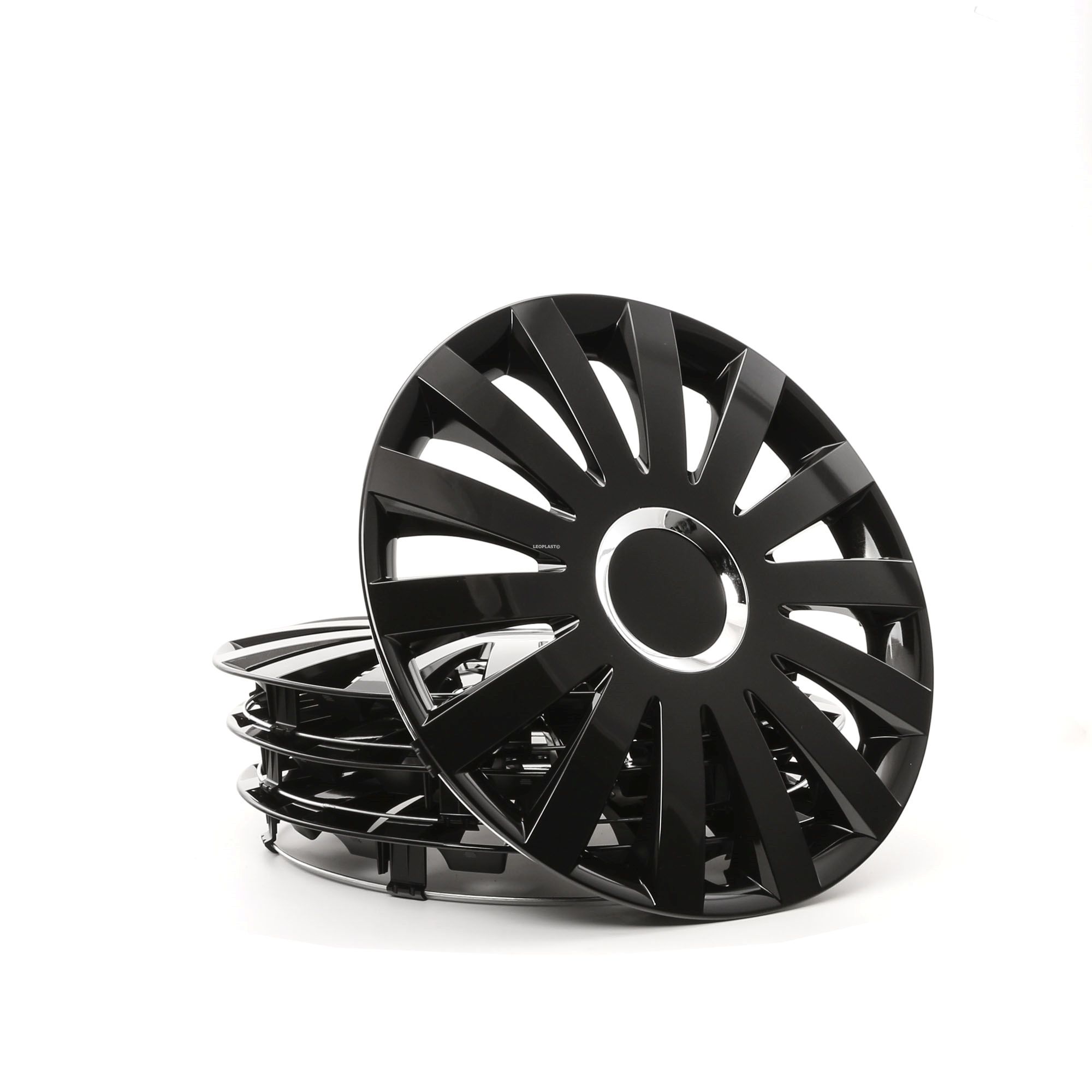 Wheel trims Black LEOPLAST SAILCZ16