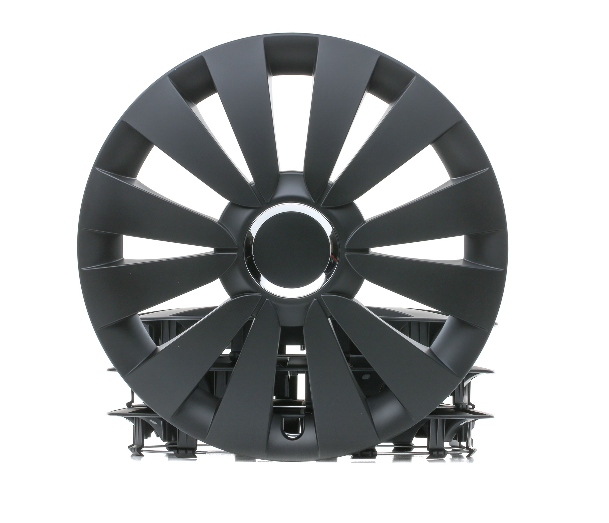 Car wheel trims Black LEOPLAST SKYCZMAT15