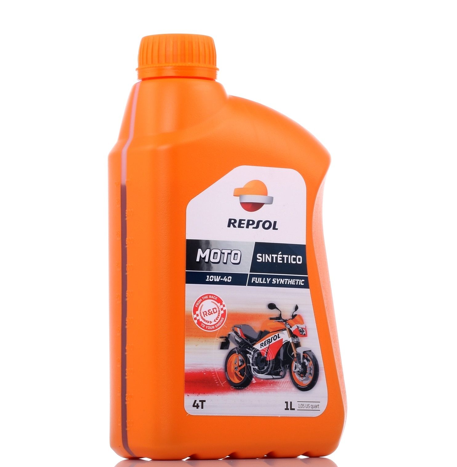 REPSOL MOTO, Sintetico 4T Aceite de motor 10W-40, 1L, Aceite sintetico RP163N51 BMW Ciclomotor Maxi scooters