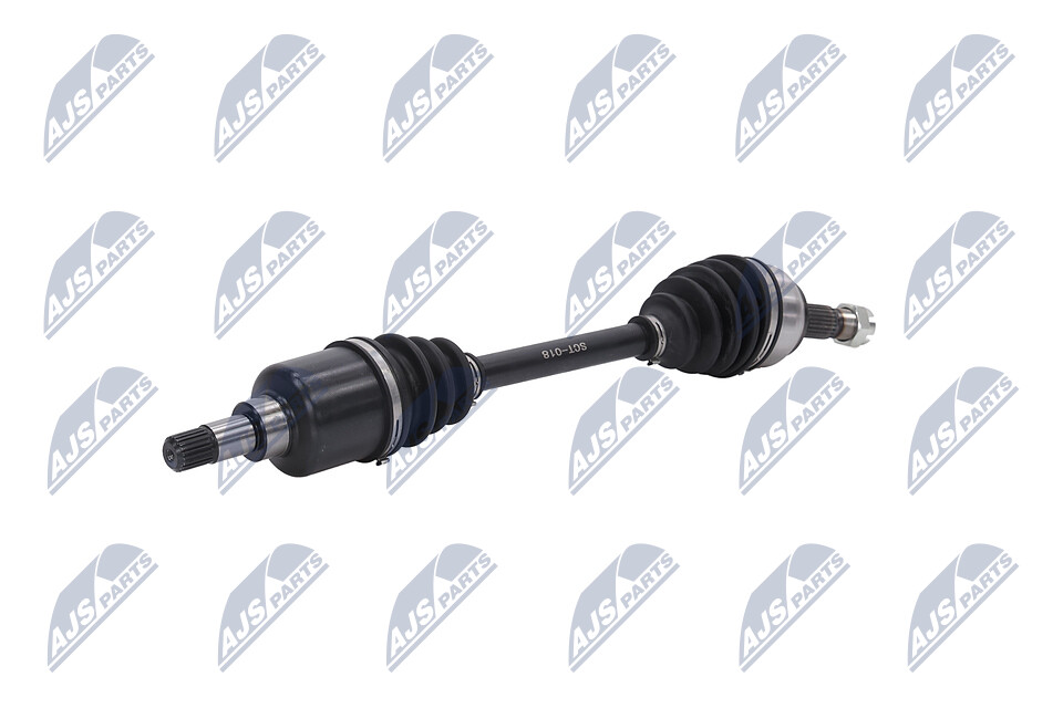 Купете NPW-CT-018 NTY на предната ос отляво, предна ос, 595mm, ръчна скоростна кутия дължина: 595mm, външни зъби от страна на колело: 25 Полуоска NPW-CT-018 евтино