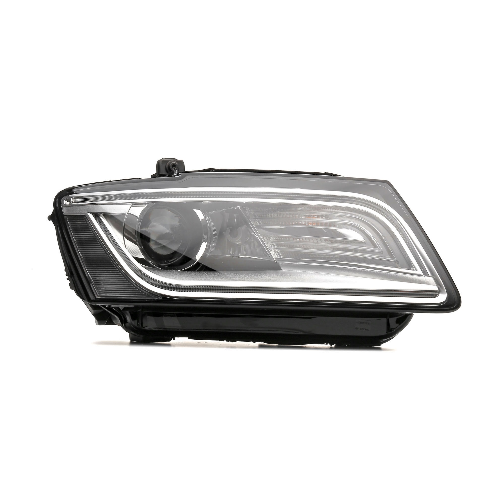 044874 VALEO Headlight AUDI Right, D3S, H7, PSY24W, Bi-Xenon, LED, transparent, with low beam, with high beam, with dynamic bending light, with daytime running light, for right-hand traffic, without motor for headlamp levelling, without control unit for Xenon