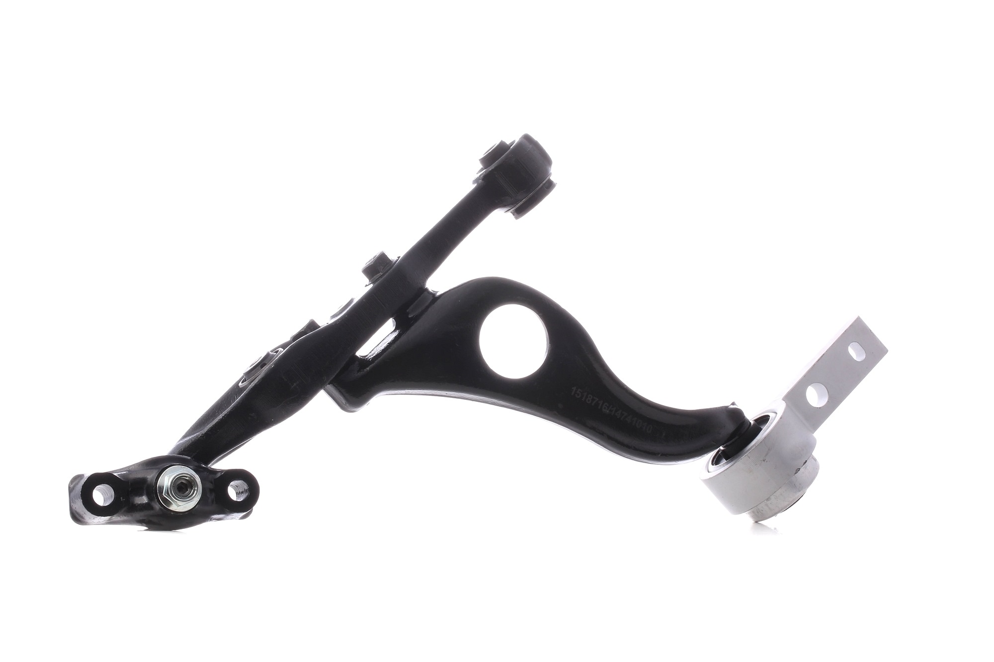 RIDEX 273C1170 Suspension arm with ball joints, Lower, Front Axle Right, Control Arm, Steel, Cone Size: 17,1 mm, Push Rod