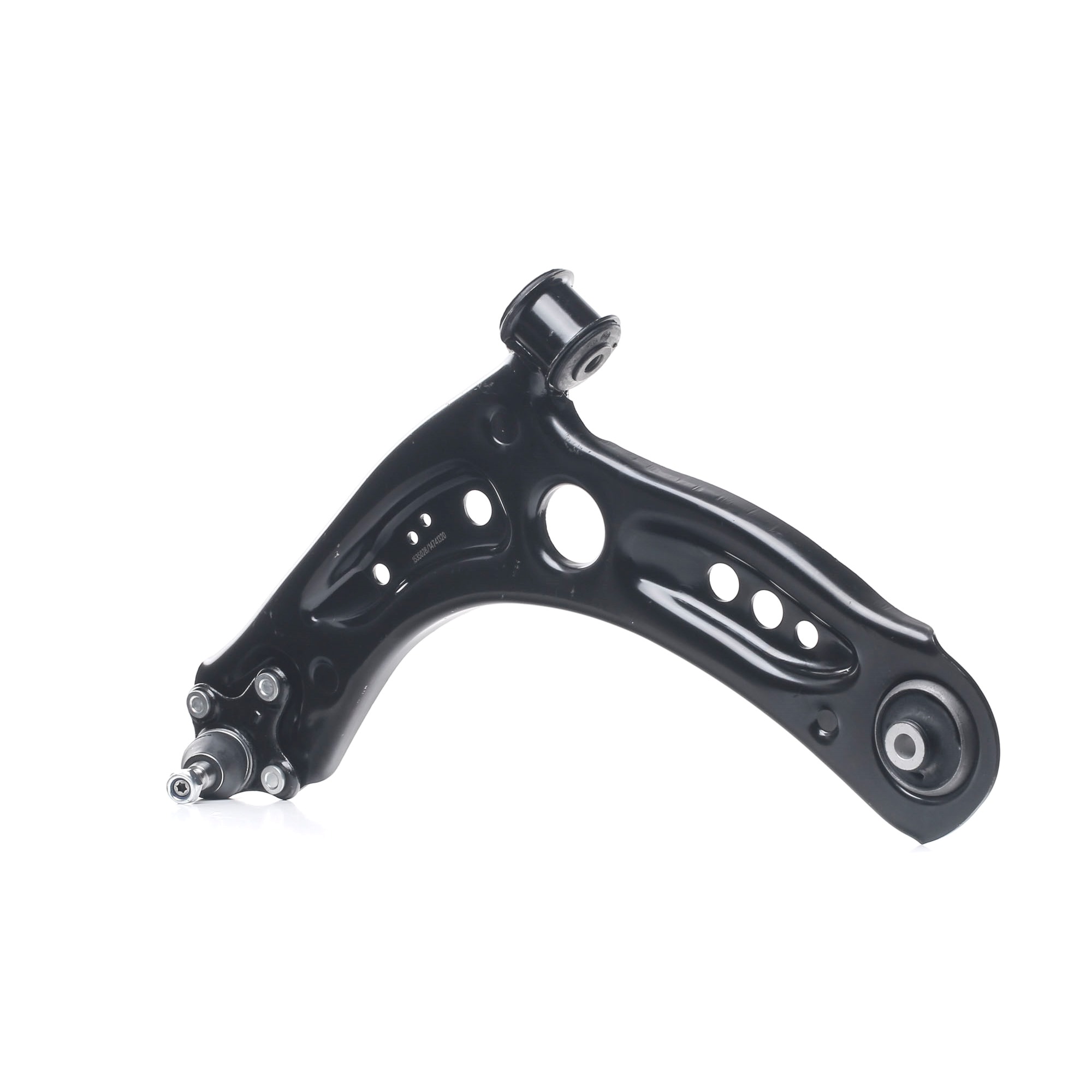 RIDEX 273C1183 Suspension arm for steel steering knuckle, Front Axle Left, Control Arm, Sheet Steel