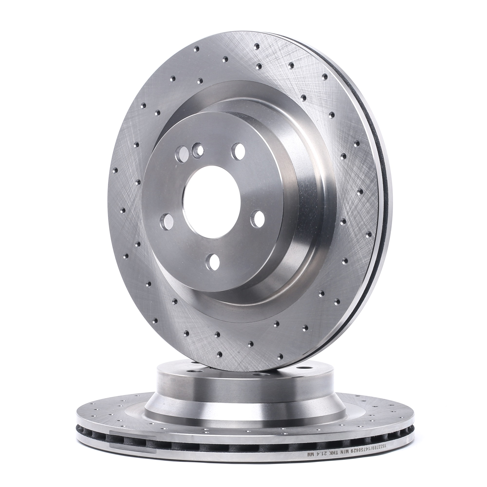 RIDEX Rear Axle, 320x24mm, 5/6, internally vented, Perforated Ø: 320mm, Brake Disc Thickness: 24mm Brake rotor 82B1974 buy