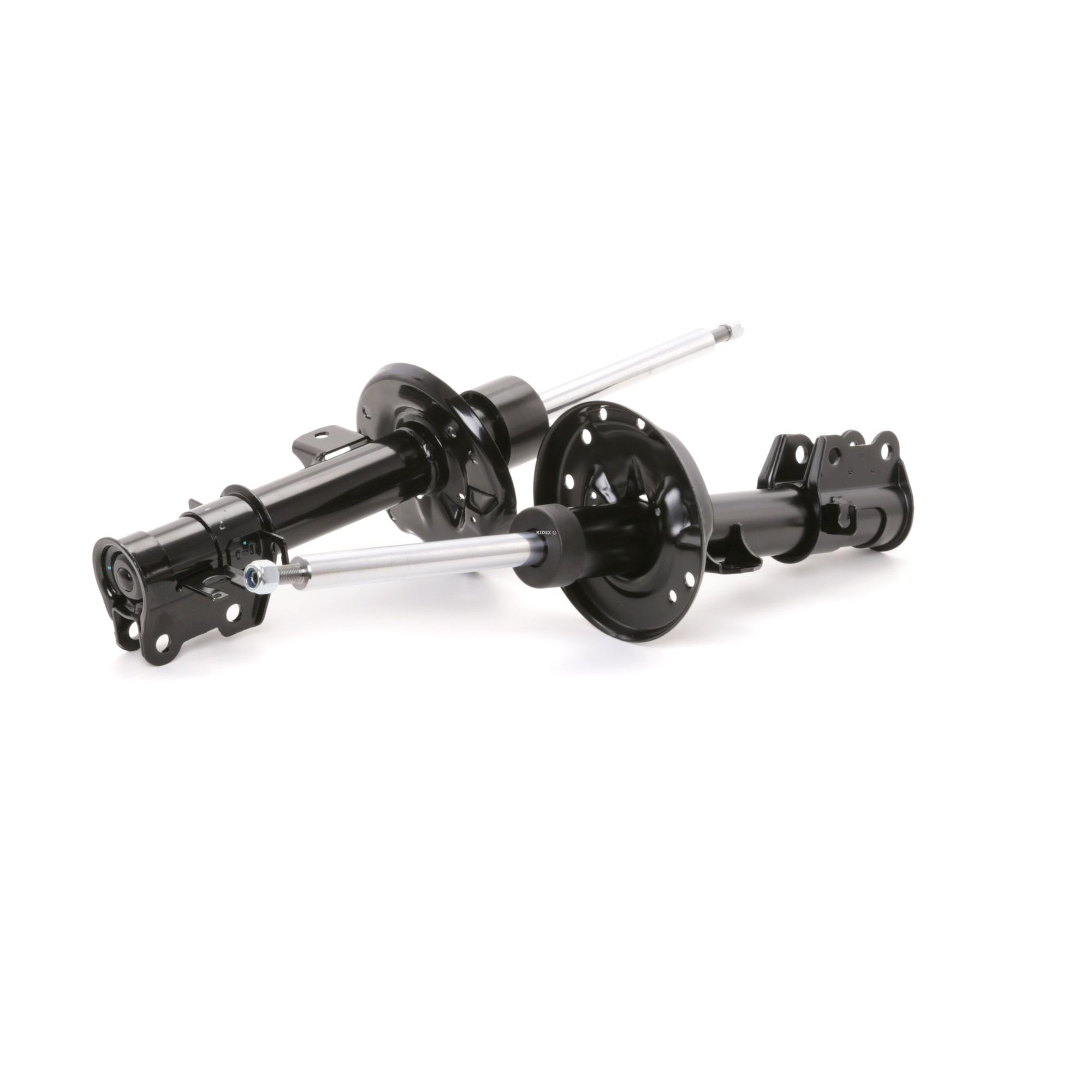 RIDEX 854S2235 Shock absorber Front Axle, Gas Pressure, Ø: 50x22 mm, Twin-Tube, Suspension Strut, Top pin, Bottom Clamp