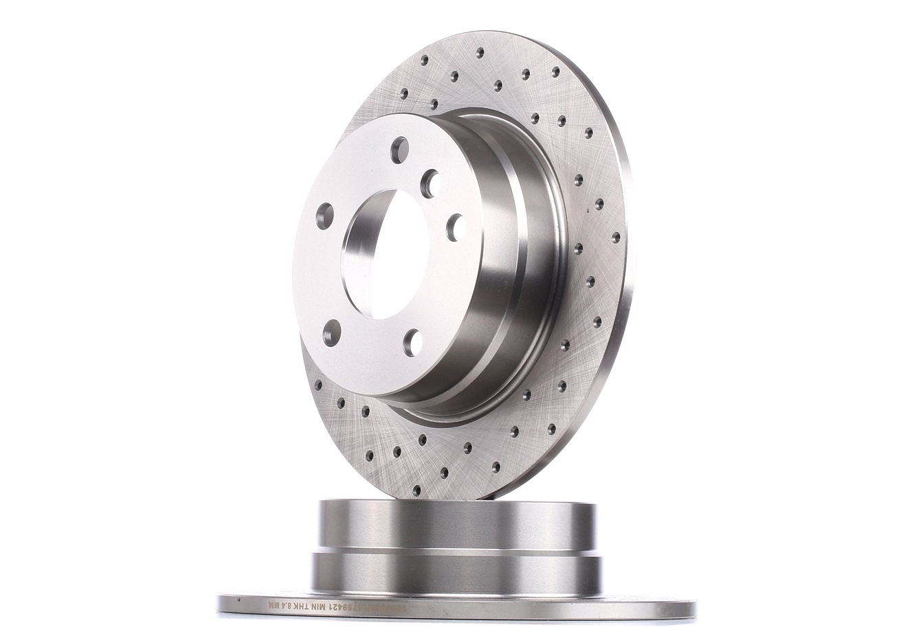 RIDEX Bremsscheiben 82B2090 Hinterachse, 280x10mm, 5, gelocht, voll Ø: 280mm, Lochanzahl: 5, Bremsscheibendicke: 10mm