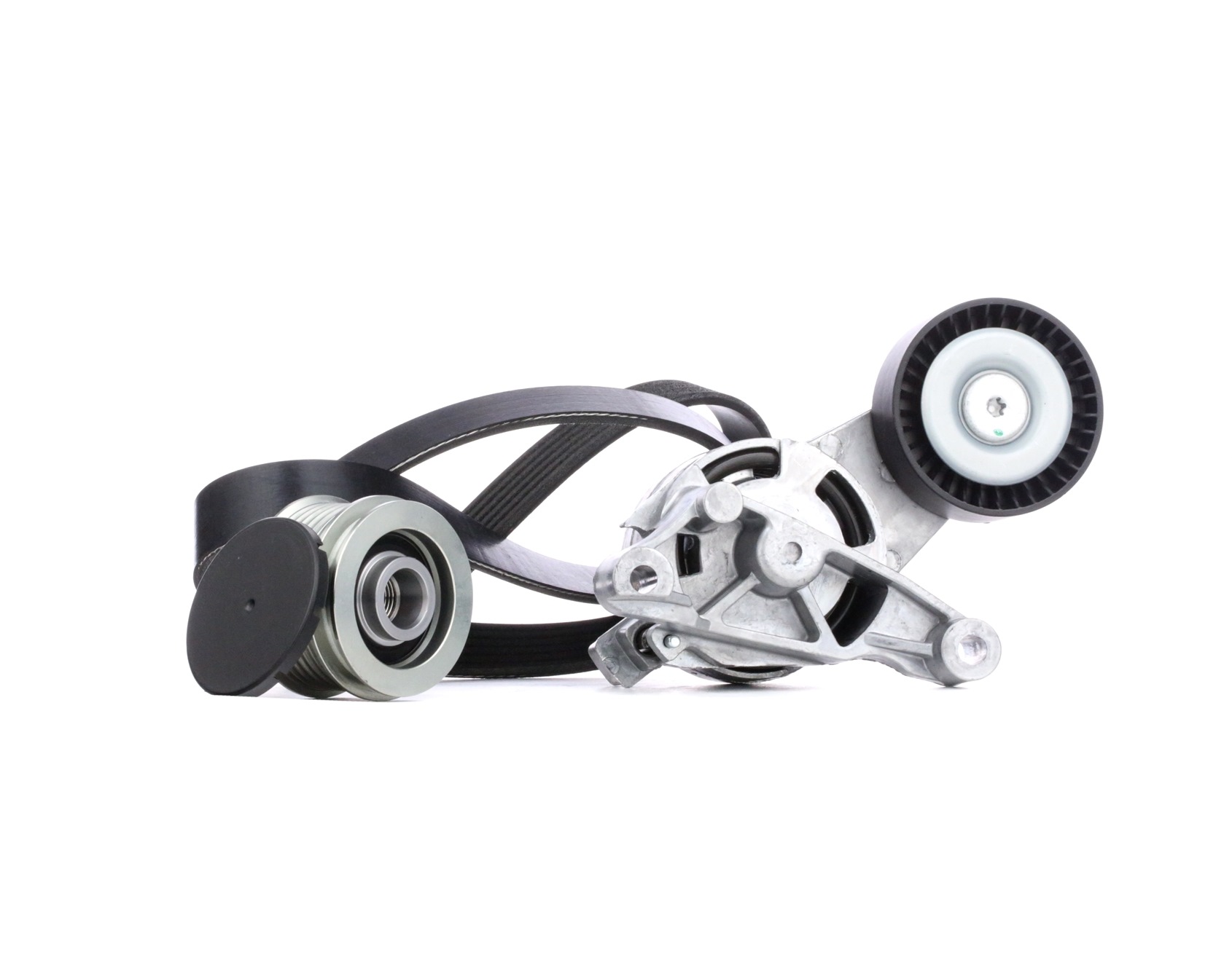 RIDEX 542R0063 V-Ribbed Belt Set Pulleys: with freewheel belt pulley