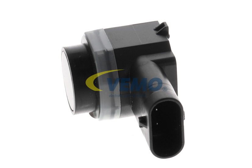 V10-72-0349 VEMO Parking sensor SKODA Rear, Front, black, Ultrasonic Sensor
