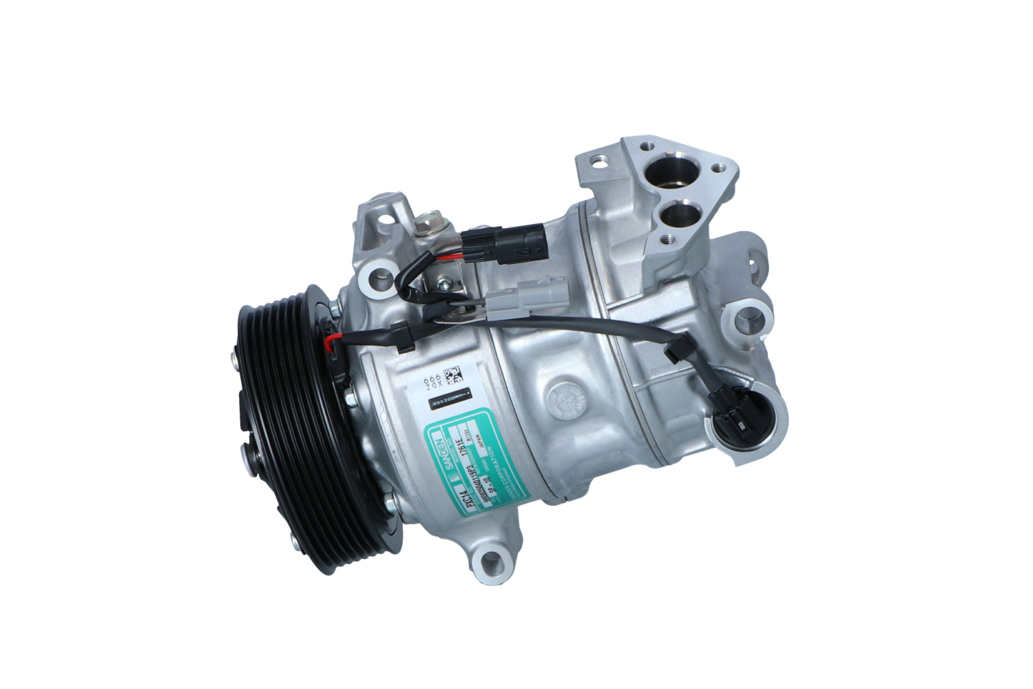 NRF Kompressor, Klimaanlage 320024G PXC14, 12V, PAG 46 YF, R1234yf, R134a Riemenscheiben-Ø: 115mm, Anzahl der Rillen: 7