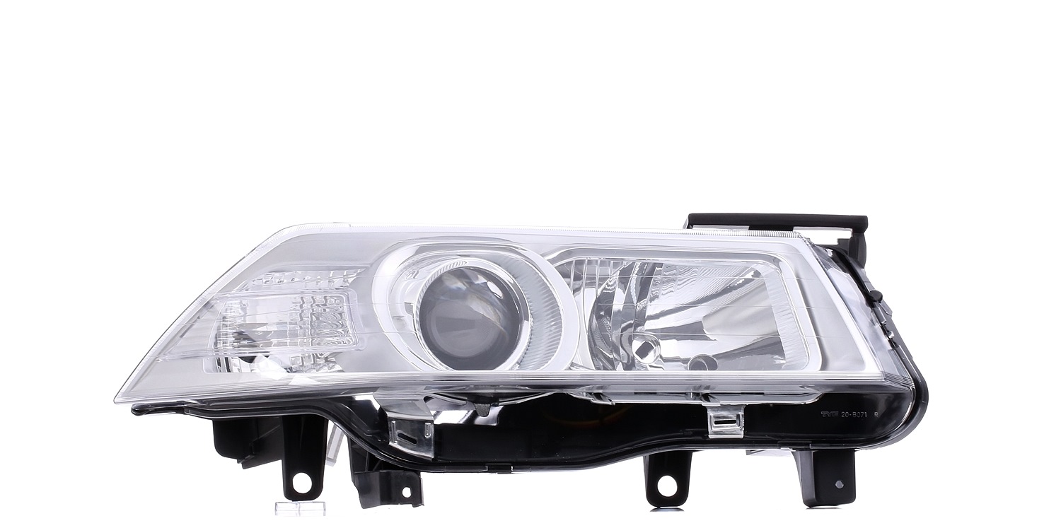 TYC 20-1071-15-2 Headlight Right, H7, H1, for right-hand traffic, without electric motor