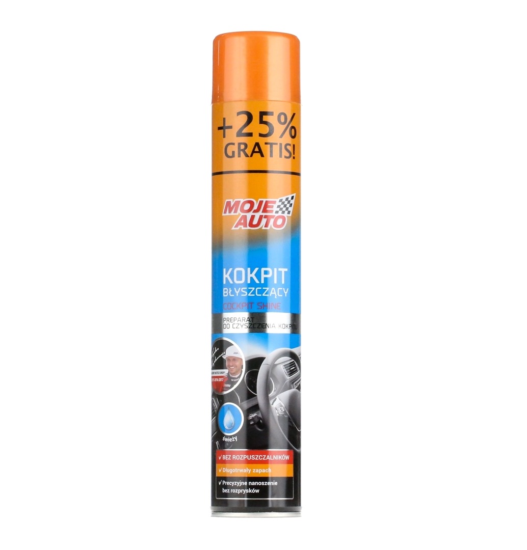 MOJE AUTO 19012 Synthetic Material Care Products Glossy, Capacity: 750ml, aerosol