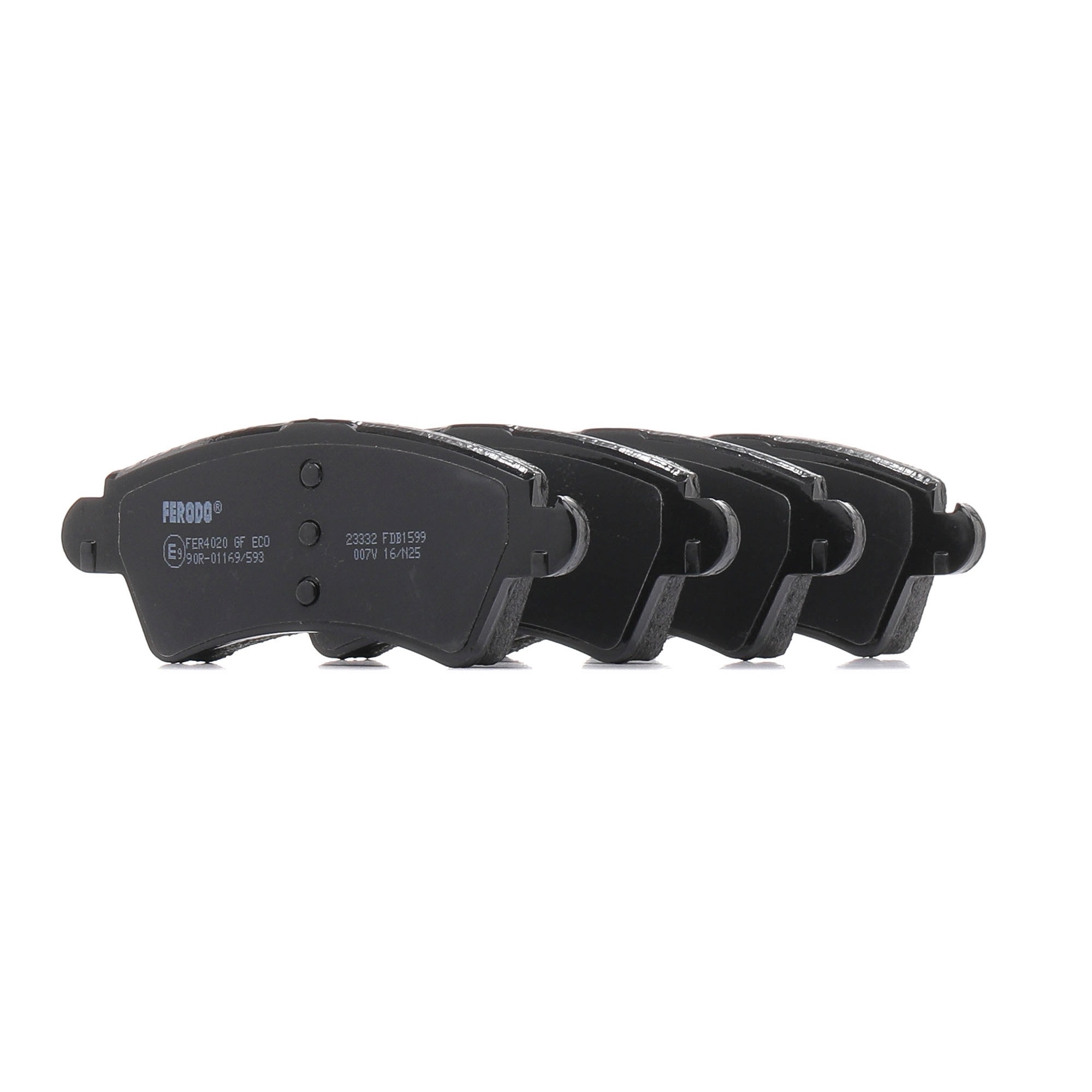 Achat de 23332 FERODO PREMIER ECO FRICTION non préparé pour l'indicateur d'usure Largeur: 131mm, Épaisseur: 18mm Plaquettes de frein FDB1599 bon marché