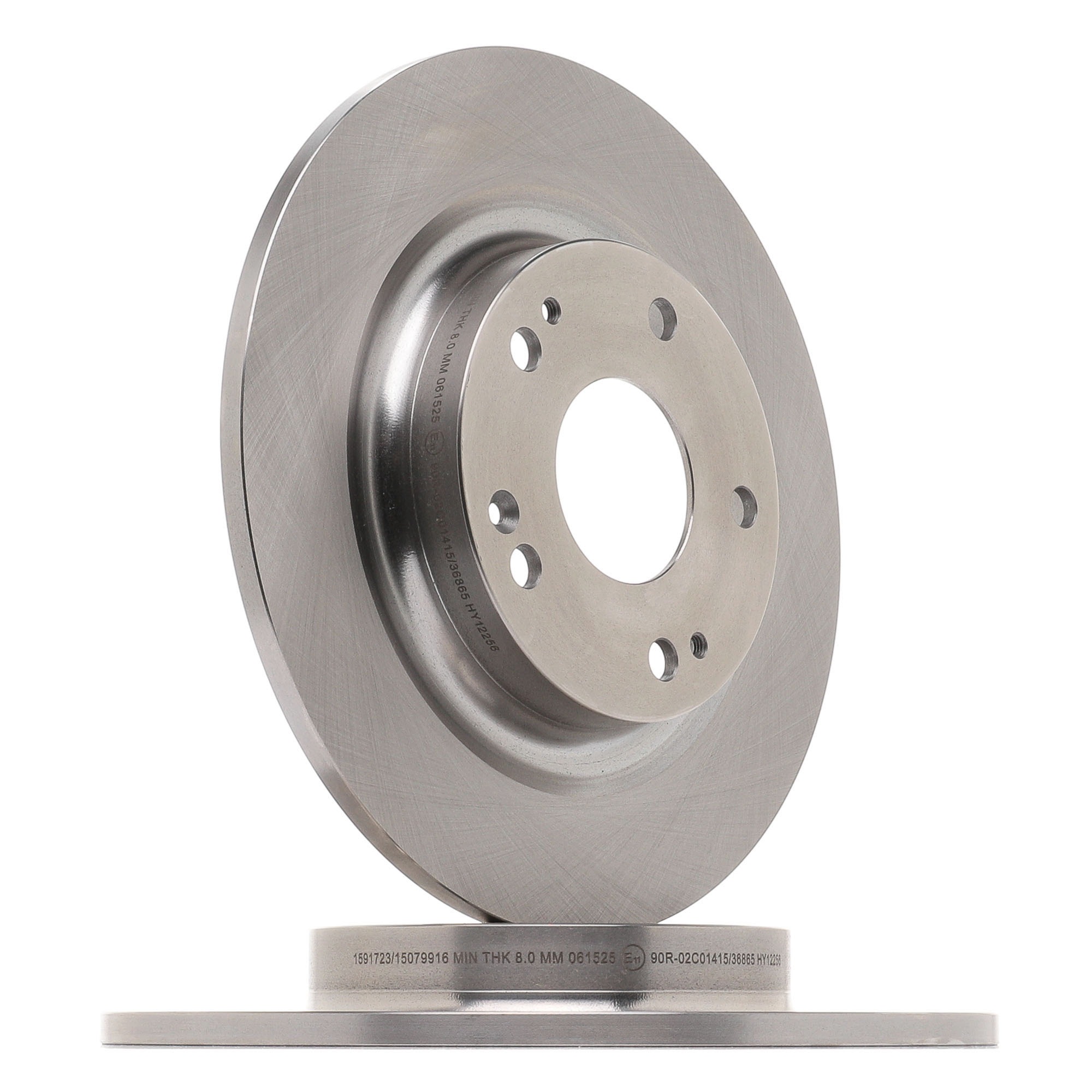 RIDEX 82B2369 Brake disc Rear Axle, 282x10mm, 9/5, 5x114, solid