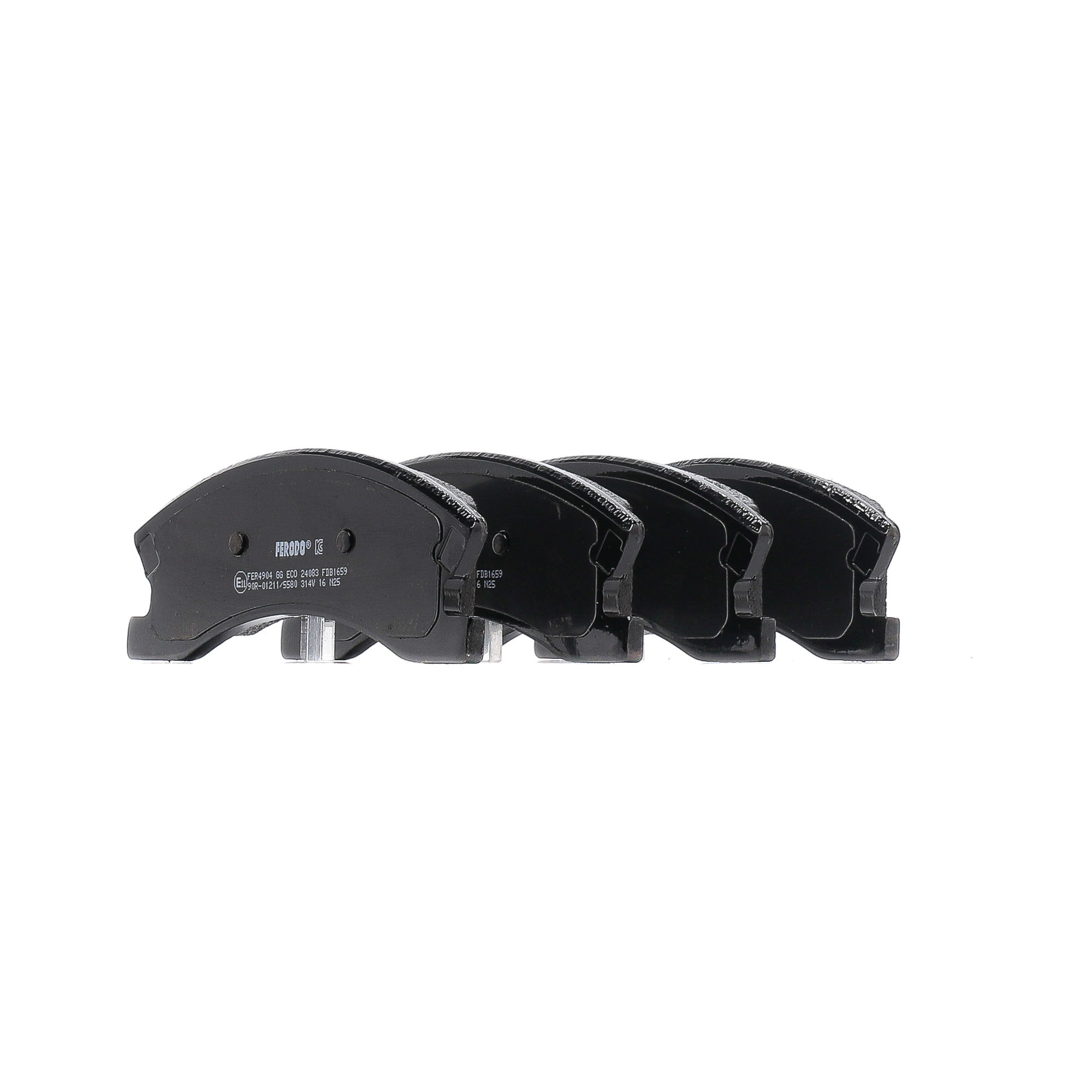 Køb 24083 FERODO PREMIER ECO FRICTION ikke forberedt til slidadvarsel Höhe: 61,1mm, Breite: 158mm, Dicke/Stärke: 18,7mm Bremseklodser FDB1659 billige