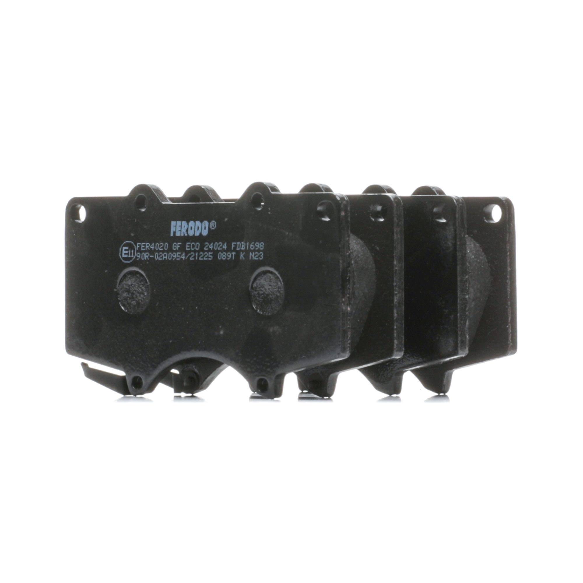 24024 FERODO PREMIER ECO FRICTION con segnalatore acustico usura, senza accessori Alt.: 77,1mm, Spessore: 17mm Pastiglie dei freni FDB1698 acquisto online