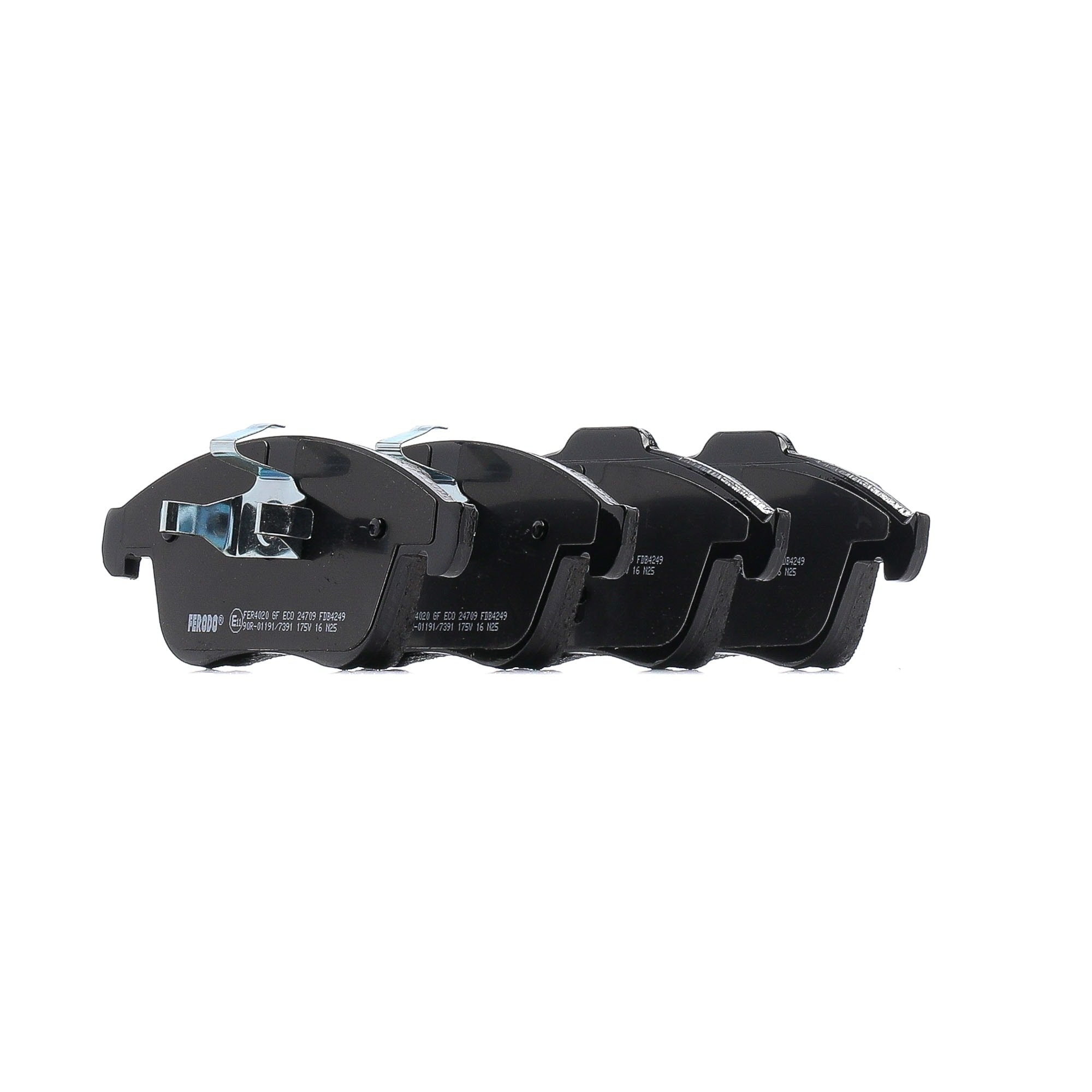 FERODO PREMIER ECO FRICTION FDB4249 Brake pad set not prepared for wear warning indicator
