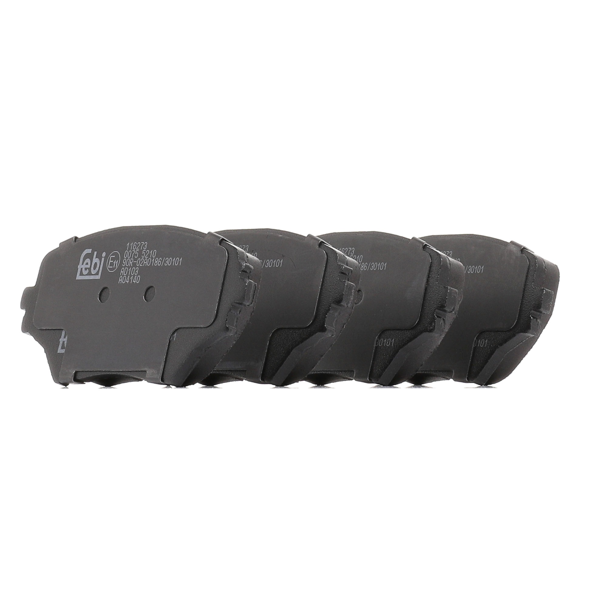 FEBI BILSTEIN 116273 Plăcuțe de frână ieftine în magazin