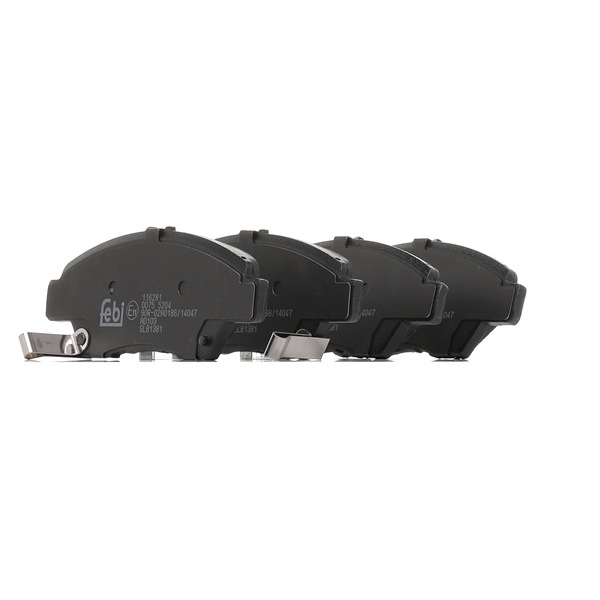 FEBI BILSTEIN 116281 Комплект спирачно феродо, дискови спирачки