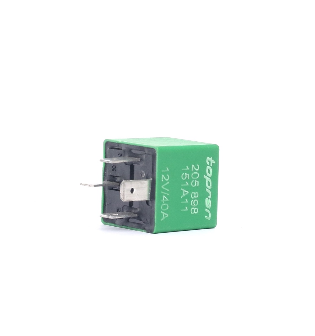 205 898 001 TOPRAN 4-pin connector Relay, fuel pump 205 898 buy