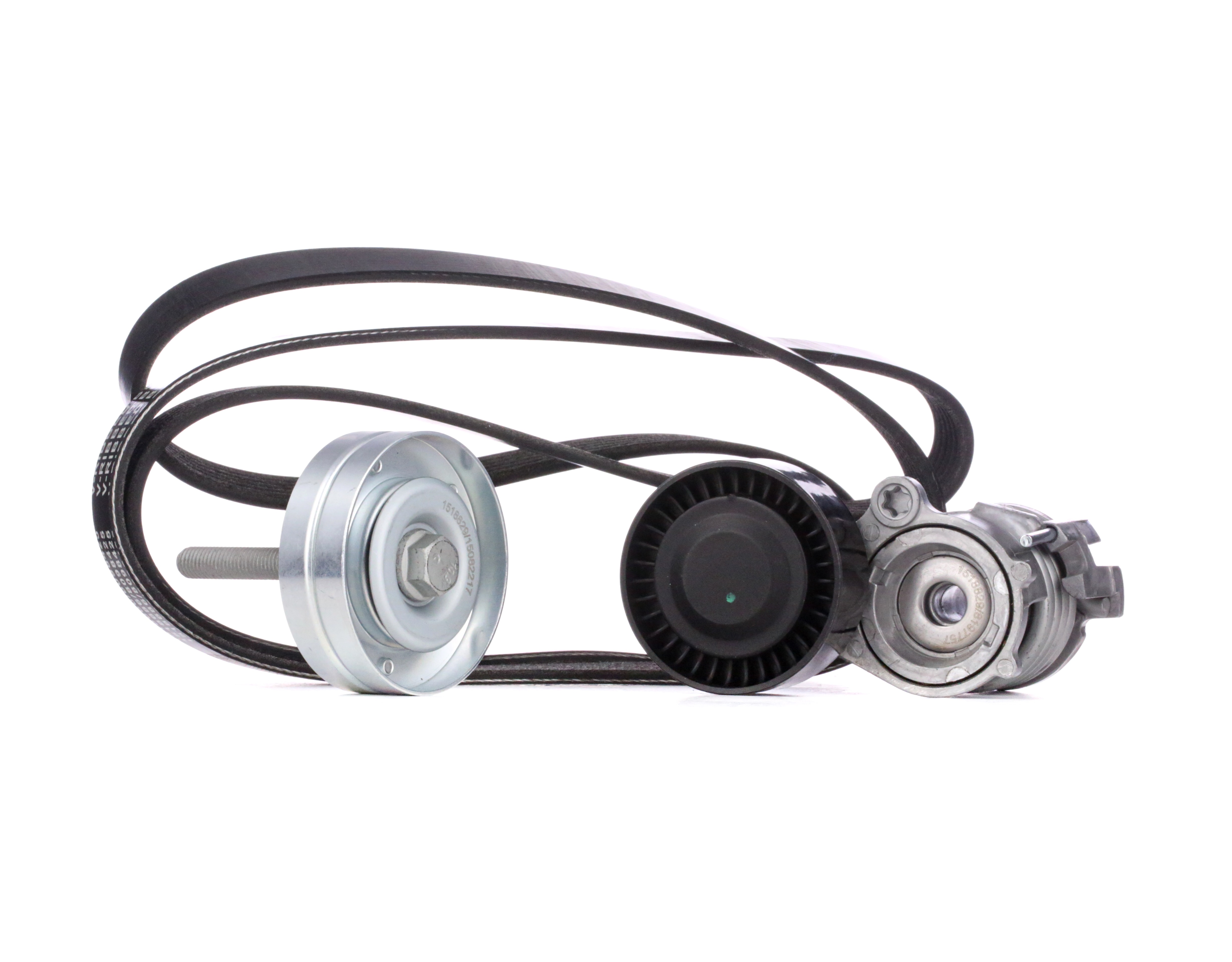 RIDEX 542R0225 V-Ribbed Belt Set Check alternator freewheel clutch & replace if necessary