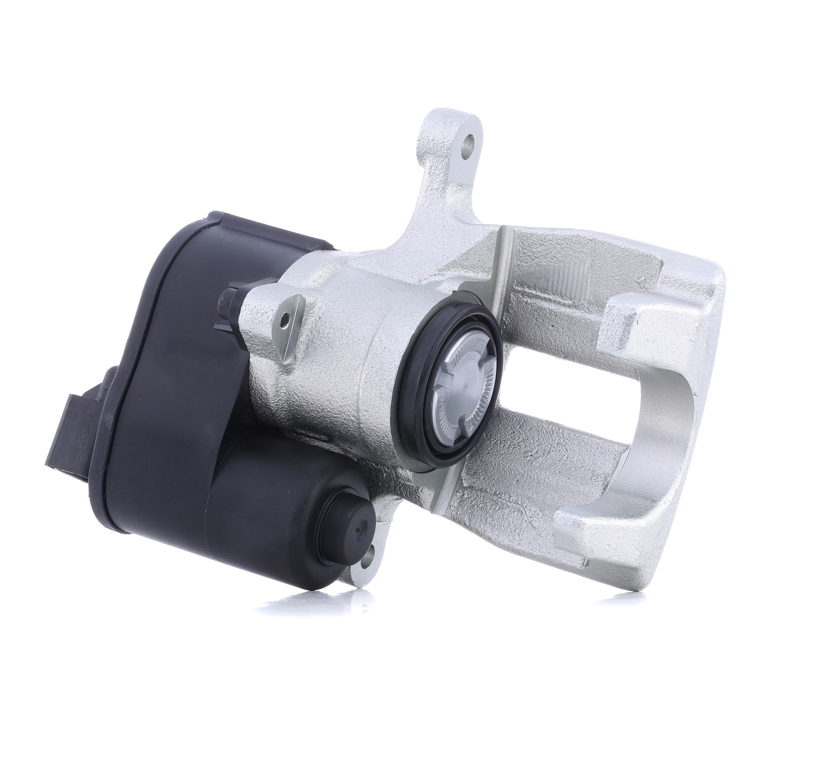 STARK SKBC-0460833 Brake caliper Grey Cast Iron, 133mm, Rear Axle Right, without holder, with electric motor