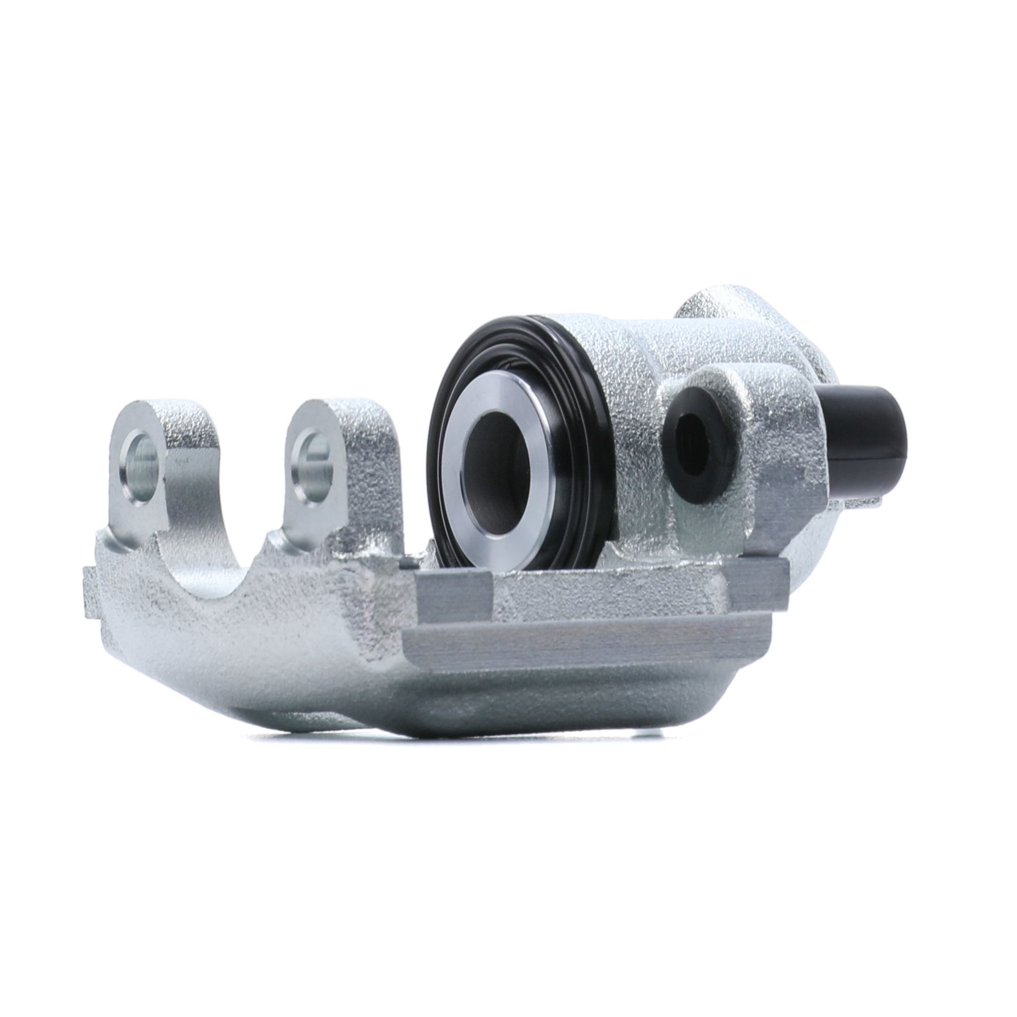 RIDEX 78B0952 Brake caliper Grey Cast Iron, 76,0mm, Rear Axle Right, with accessories, with guide bolts, with holding frame