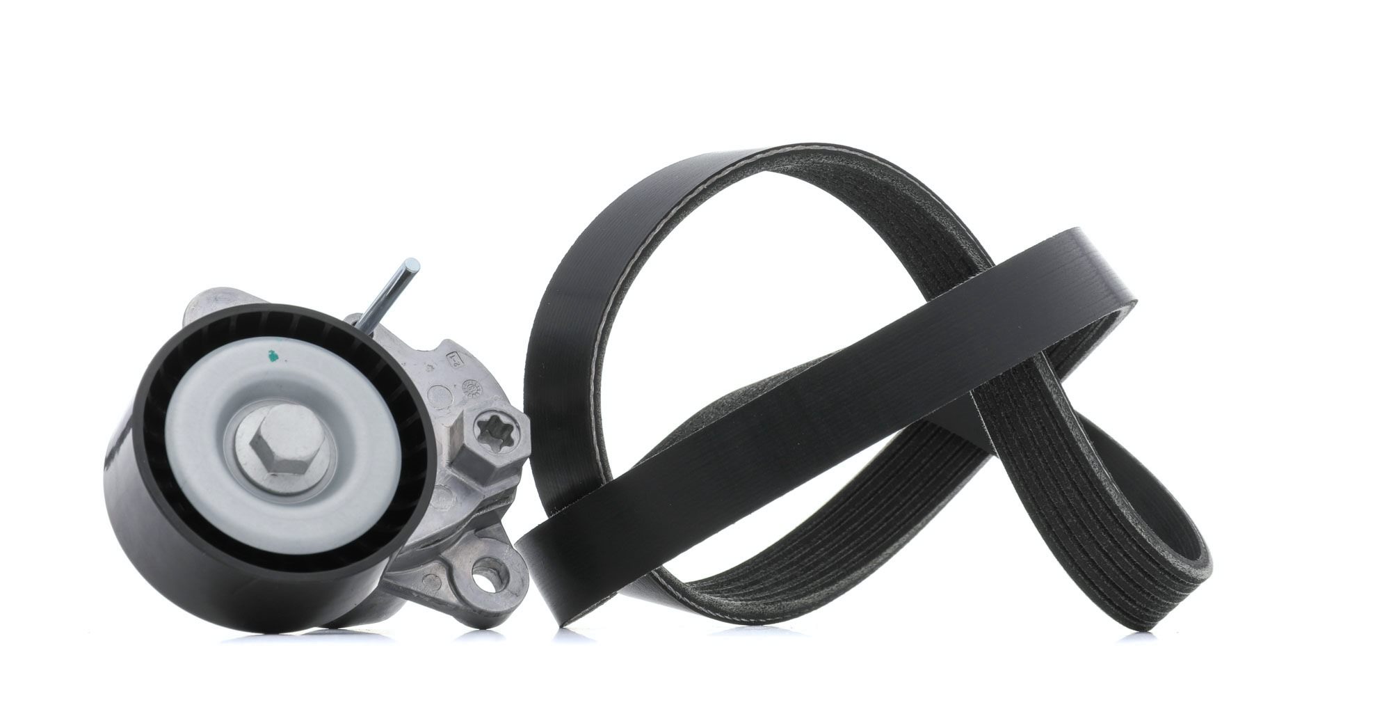 RIDEX 542R0463 V-Ribbed Belt Set Check alternator freewheel clutch & replace if necessary